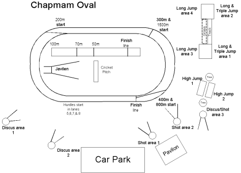 Chapman oval Layout